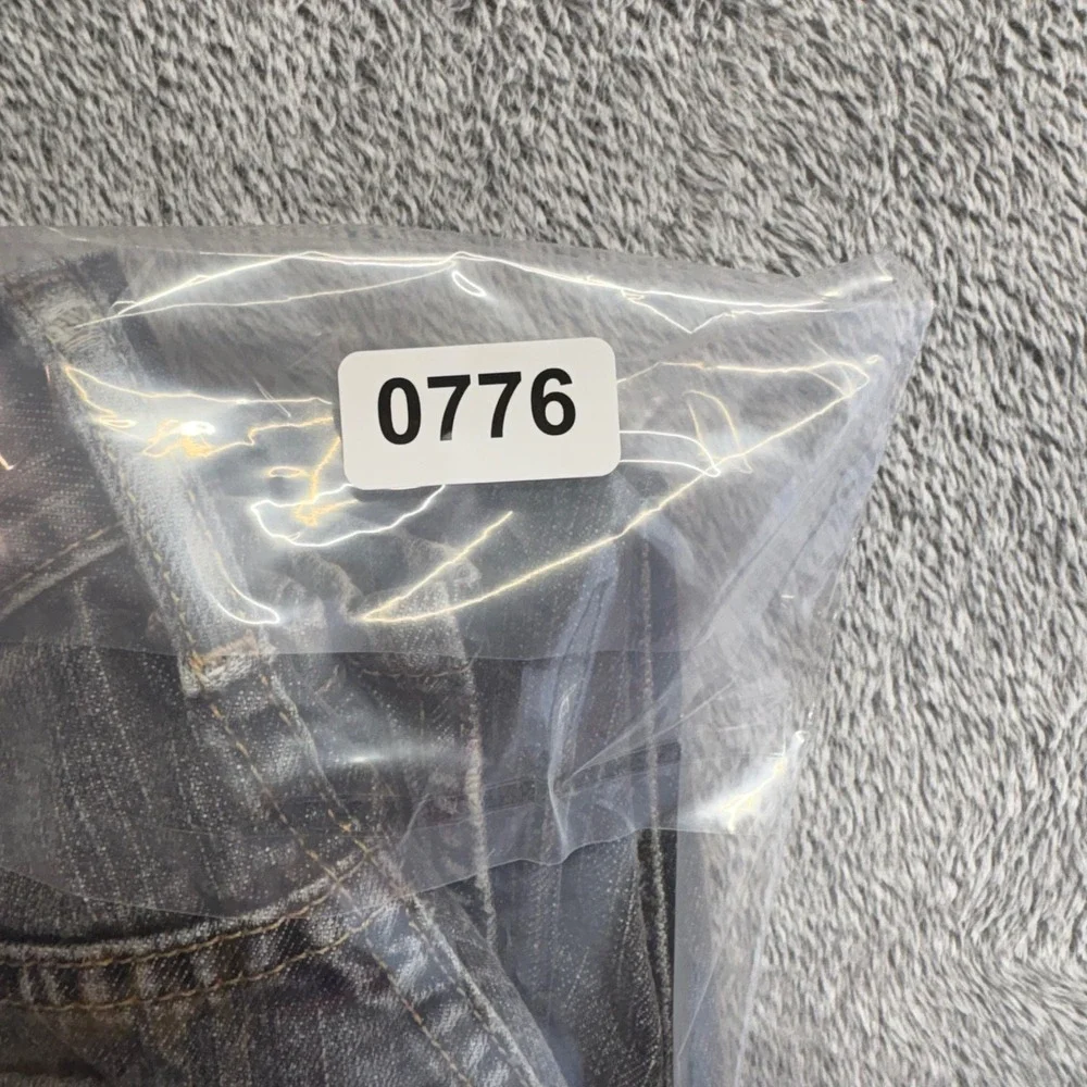 Levi's 514 Slim Straight Jeans Men 30x32 Black Good Frayed Hem Zip Fly